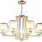 Люстра Crystal Lux NICOLAS SP-PL8 GOLD/WHITE